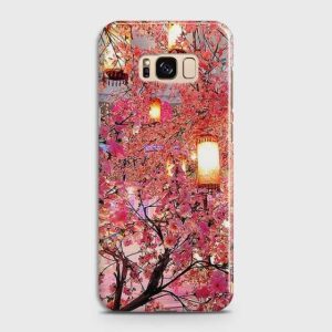 Samsung S8,S8plus Pink blossoms Lanterns Case