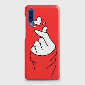 Samsung A50 Love Heart Sign Case