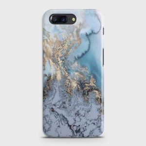 ONEPLUS 5 Golden Blue Marble Case