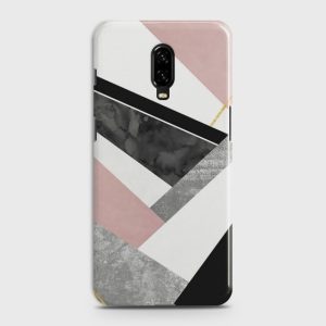 ONEPLUS 6T Geometric Luxe Marble Case