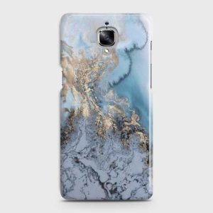 ONEPLUS 3/3T Golden Blue Marble Case