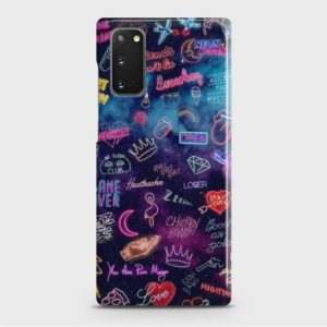 Samsung Galaxy S20 Neon Galaxy Case