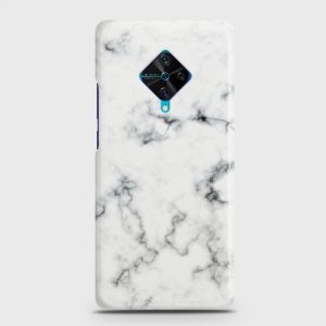 Vivo S1 Pro White Liquid Marble Case