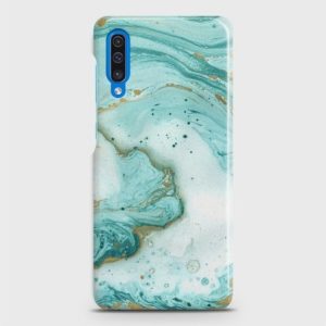 SAMSUNG GALAXY A50 Aqua Blue Marble Case