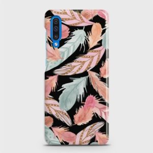 SAMSUNG GALAXY A30s Colorful Feather Leaves Case