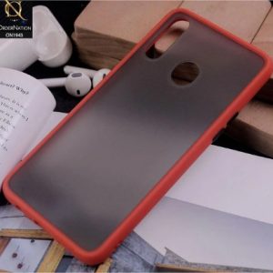 Luxury Semi Tranparent Color Frame Matte Hard PC Protective Case Samsung Galaxy A20s