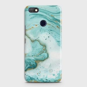 Infinix Note 5 (X604) Aqua Blue Marble Case