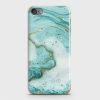 iPod Touch 7 Aqua Blue Marble Case
