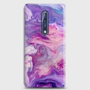 Nokia 8 Chic Liquid Marble Case