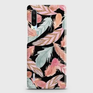 Xiaomi Mi A3 Colorful Feather Leaves Case