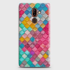 Nokia 7 Plus Colorful Mermaid Scales Case