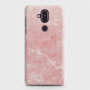 Nokia 8.1 Pink Marble Case