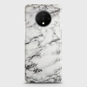 OnePlus 7T Trendy White Marble Case