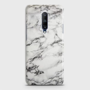 OnePlus 7 Pro Trendy White Marble Case