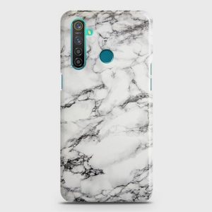 Realme 5 Pro Trendy White Marble Case