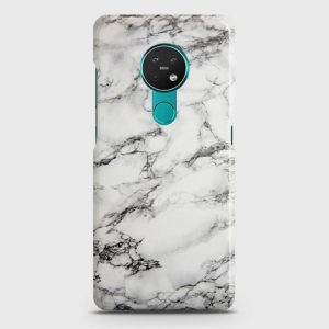 Nokia 7.2 Trendy White Marble Case