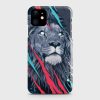 iPhone 12 Abstract Animated Lion Case