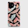 iPhone 12 mini Colorful Feather Leaves Case