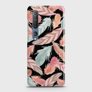 Xiaomi Mi 10 Colorful Feather Leaves Case