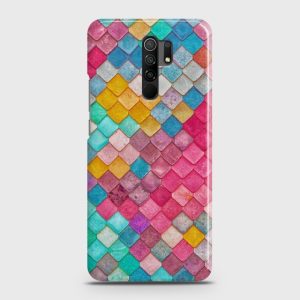 Xiaomi Redmi 9 Colorful Mermaid Scales Case