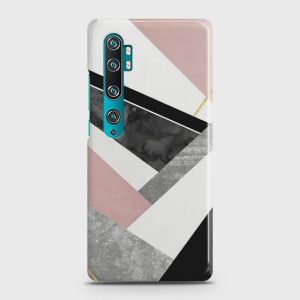 Xiaomi Mi Note 10 Geometric Luxe Marble Case