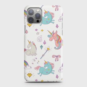 iPhone 12 Pro Max Neon Rainbow Unicorn Case