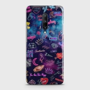 OnePlus 7 Pro Neon Galaxy Case