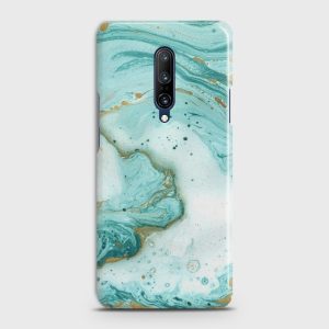 OnePlus 7 Pro Aqua Blue Marble Case