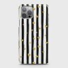 iPhone 12 Pro Max Glitter Heart Stripes Case