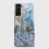 Samsung Galaxy S21 Golden Blue Marble Case
