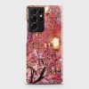 Samsung Galaxy S21 Ultra Pink blossoms Lanterns Case