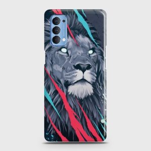 Abstract Animated Lion