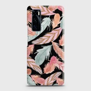 Colorful Feather Leaves