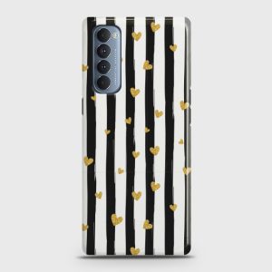 Glitter Heart Stripes