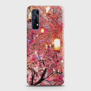 Realme 7 Pink blossoms Lanterns Case