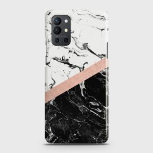 Black & White Marble With Chic RoseGold