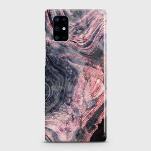 Liquid Glitter Rose Gold Mesh