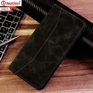 Samsung Branded Premium Magnetic Leather Wallet Flip book Card Slots Soft Case For Samsung Models