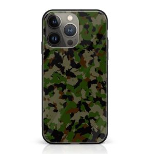 iPhone 13 Pro Case - Camo Series -Printed Ultra Shine Premium Infinity Glass Case