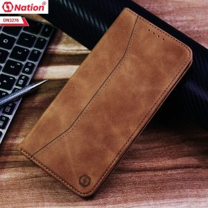 iPhone Branded Premium Magnetic Leather Wallet Flip book Card Slots Soft Case For iPhone Models
