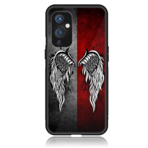 OnePlus 9 Case -Angel Wings Series -Printed Ultra Shine Premium Infinity Glass Case