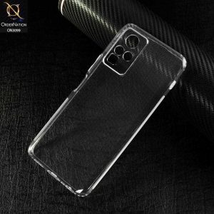 Infinix Zero X Pro Cover - Soft 4D Design Shockproof Silicone Transparent Clear Camera Protection Case