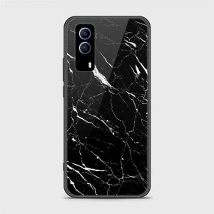 Vivo Y53s 5G Cover-Black Marble Series-Customised Cases