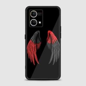 Angel Wings Series - Premium Printed Glass soft Bumper shock Proof Case For All Oneplus Models