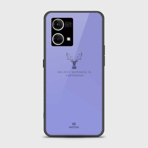 Oppo F21 Pro 4G Case -Nice Series - Premium Printed Glass soft Bumper shock Proof Case