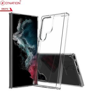 Samsung Galaxy S23 Ultra 5G Cover - Premium Quality Clear Case No Yellowing Back With Smart Shockproof Cushions