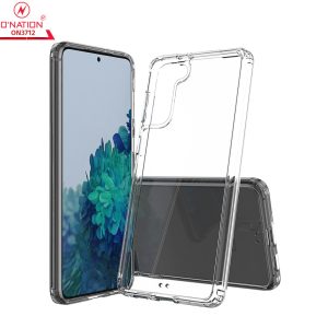 Samsung Galaxy S21 Plus 5G Cover - ONation Crystal Series - Premium Quality Clear Case No Yellowing Back With Smart Shockproof Cushions