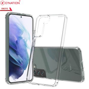 Samsung Galaxy S22 Plus 5G Cover - ONation Crystal Series - Premium Quality Clear Case No Yellowing Back With Smart Shockproof Cushions