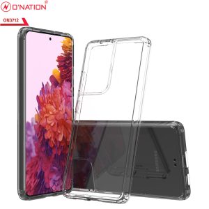 Samsung Galaxy S21 Ultra 5G Cover - ONation Crystal Series - Premium Quality Clear Case No Yellowing Back With Smart Shockproof Cushions