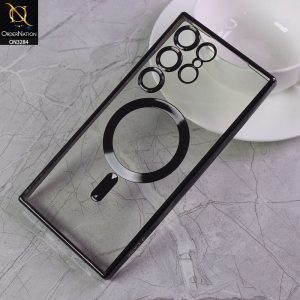 Samsung Galaxy S22 Ultra 5G Cover - J-Case Official Magsafe Electroplated Borders Camera Protection Soft Clear Case